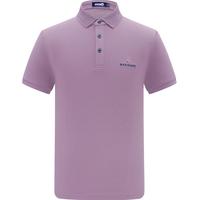 Navigare意大利小帆船短袖POLO衫男士夏季透气时尚上衣翻领简约通勤体恤衫 博伊森莓紫 M 码