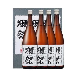 獭祭（Dassai）39三割九分 日本清酒 1.8L*4 礼盒装【四支】