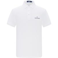 Navigare意大利小帆船短袖POLO衫男士夏季透气时尚上衣翻领简约通勤体恤衫 科技白 XL 码