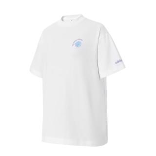 移动端、京东百亿补贴：adidas 女装夏季透气舒适潮流时尚休闲运动短袖KC4561 L  白