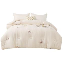 源生活纯棉花被子春秋四季通用被芯单人  可水洗新疆棉约3.5斤150x200cm
