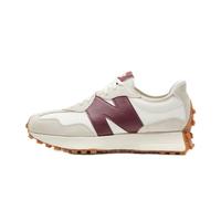 new balance 女鞋327系列舒适复古时尚潮流休闲运动鞋 灰色/米白/酒红