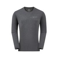 MONTANE盟泰恩APOLLOS系列男款速干T恤户外防晒吸湿透气抑菌排汗舒适徒步 岩石灰（长袖款） L