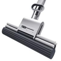 大卫海绵拖把家用一拖净大号吸水地拖滚轮式胶棉大号拖布免手洗净 老公款（共2个头）