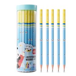 得力 XM909-HB HB铅笔 熊猫主题六角杆 30支