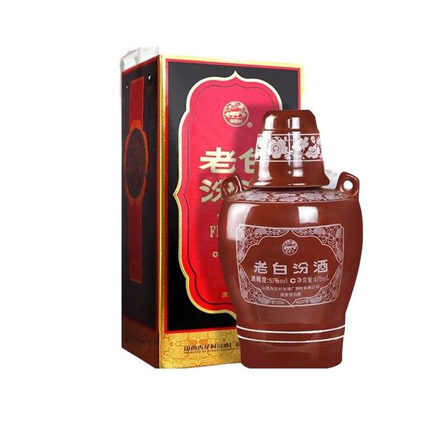 老白汾酒 汾酒老白汾酒10 53%vol 清香型白酒475ml 单瓶装【报价价格评测怎么样