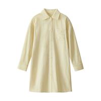 【100%纯棉明星同款】511H雪尼尔睡裙家居服长袖春夏
