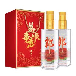 郎酒 顺品郎 金盖 45度 兼香型白酒 480ml*2瓶