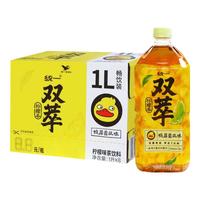 统一 双萃柠檬茶 柠檬味 1L*8瓶