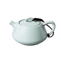 东道汝窑馆藏纪念款茶具茶壶招待陶瓷茶壶石瓢壶天青色