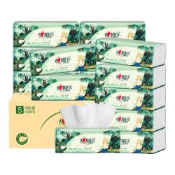 心相印 抽纸茶语丝享餐巾纸面巾纸卫生纸整箱批发家庭装 3层 100抽*18包