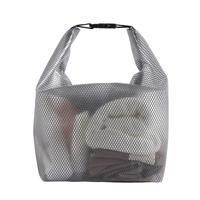 洁百纳衣物干湿分离大容量束口袋户外旅行洗漱包游泳防水化妆品收纳袋 灰色小号【防水便携】