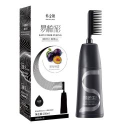韩金靓 植物遮白发 染发剂 染发梳  180ml
