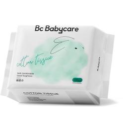 babycare 100%棉婴儿棉柔巾干湿两用巾洁面巾纯棉100抽1包
