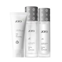 AOEO山茶花洗面奶水乳护肤套装(洁面60g+水100ml+乳80g)保湿抗皱