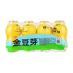 金豆芽 儿童金银花柚子汁155ml*16瓶夏天孩子饮料宝宝果汁西柚汁