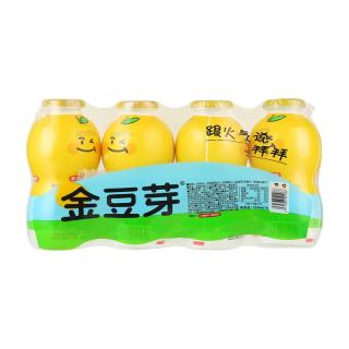 金豆芽 儿童金银花柚子汁155ml*16瓶夏天孩子饮料宝宝果汁西柚汁