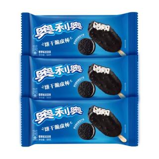 奥利奥 饼干脆皮棒香草味冰淇淋64g*3雪糕冰激凌