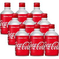 可口可乐（Coca-Cola）子弹头可乐日本日版可口可乐碳酸饮料汽水铝罐300ml*9罐 子弹头铝罐300ml*9罐