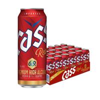 CASS/凯狮 醇爽 啤酒 500ml*24听 全麦高度6.9°vol 整箱装