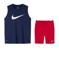 NIKE 耐克小童装男童 DRI-FIT 速干背心短裤2件套25儿童运动套装