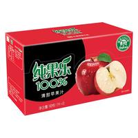 百事可乐纯果乐 Tropicana 100%果汁 清甜苹果汁 1L*8 整箱装 苹果汁1L*8