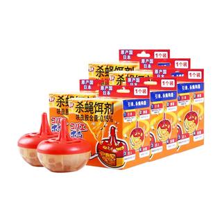 安速 杀蝇饵剂 苍蝇果蝇小飞虫可行驱杀诱捕器放置有效引诱 杀蝇饵剂6个装