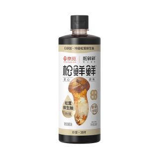 松鲜鲜 X京觅 特级松茸鲜生抽618mL酿造酱油炒菜凉拌提鲜调料