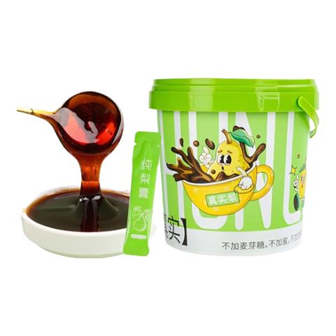 沁晚香秋梨膏儿童【买2件=发3桶】纯梨膏冲水 莱阳砀山雪梨膏 250g/桶装 【纯梨膏】250g*1桶