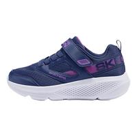 Skechers斯凯奇儿童女童网面休闲鞋中大童轻便缓震跑鞋303932L 女童/海军蓝色/NVY