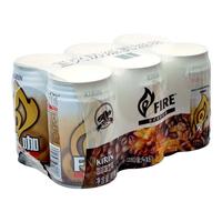 怡宝麒麟（KIRIN）火咖 意式倍醇咖啡饮料 280ml*6罐装 量贩装
