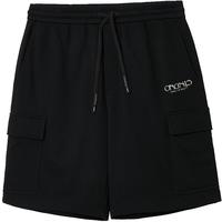杰克·琼斯(JACK&JONES)男装25年短裤男士夏季外穿潮流宽松运动休闲沙滩工装五分裤大裤衩 E40黑色 M (175)