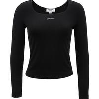 VEROMODA纯色方领修身显瘦打底长袖休闲日常百搭T恤女短袖女 S59黑色 155/76A/XS