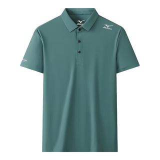 MIZUNO/美津浓 男士POLO衫 凉感 短袖 海绿 4XL