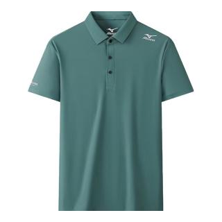 MIZUNO/美津浓 男士POLO衫 凉感 短袖 海绿 4XL