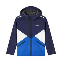 探路者（TOREAD） 儿童外套男中大童装秋冬季款保暖防风软壳运动服 数码蓝 150