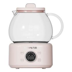 九阳 全玻璃养生壶迷你恒温壶 办公室多功能煮茶壶花茶壶水果茶 家用烧水壶热水壶 24H预约 【长效保温