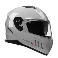 安丹迪(Adandyish)新国标A类3C成人全盔 摩托车头盔冬季双镜机车帽四季用 168灰