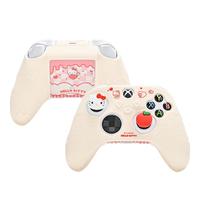 极想 XBOX手柄保护套 HelloKitty硅胶壳保护套防滑防汗软壳可爱女生搭同款摇杆帽手柄配件
