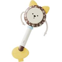 澳贝（auby）拨浪鼓婴幼儿0-6个月硅胶摇铃玩具可啃咬新生儿安抚抓握手摇鼓