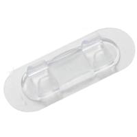 登比理线器电线固定器免钉无痕线卡整理收纳走线夹网线卡子扣 小号 透明开口理线器小号【20只装】