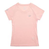 奥索卡 OZARK GEAR户外短袖T恤女 2024夏季阳离子速干短袖百搭圆领T恤 359531 浅粉-301 2XL/180
