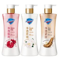 舒肤佳 净透沐浴露(红石榴+山茶花+乌木)570g*3 持久留香 新老包装随机