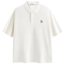 太平鸟 晚心联名40支Polo衫 米色 3XL