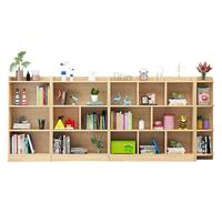 福梦林实木书架书柜落地客厅简易矮书柜组合置物架 【ABC】实木组合款