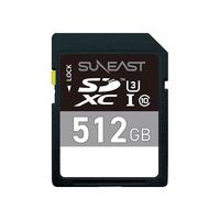 SUNEAST V30 SD卡 512GB 4K视频拍摄高速相机存储卡 SDXC UHS-I (读速95MB/s,写速65MB/s)