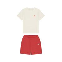  BALANCE4-14岁男女童夏季撞色T恤运动套装