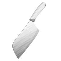 王麻子菜刀三件套家用中科院认证抗菌钢抗菌率99.9%切肉丝砍骨刀具 斩切刀【无涂层·斩切两用】