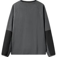 森马 Semir卫衣男抗静电摇粒绒冬季撞色拼接时尚上衣户外风109724116103 中灰20410 2XL (185)