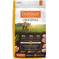 【防伪认证】百利 Instinct猫粮生鲜鸡肉配方高蛋白冻干猫粮 【高性价比】无谷鸡11磅+罐头*7